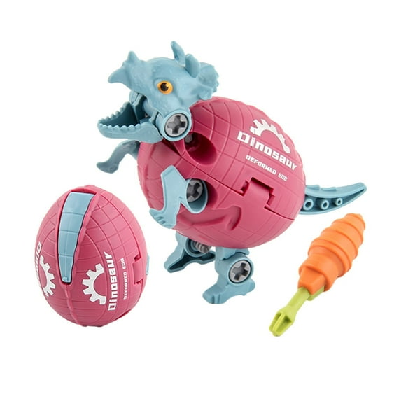 Dinosaur Building Toy Set Educational Deformed Block Construction Kit for Kids Play Learning Activity