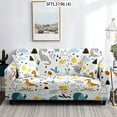 thumbnail image 1 of Dinosaur Cartoon Sofa Cover Combination Corner Sofa Cover Chair Protective Living Room Animal Sofa Cover, 1 of 5