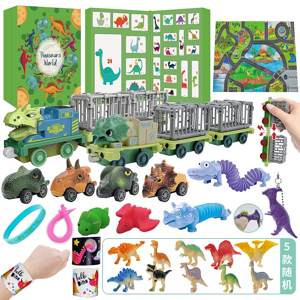 D-FantiX Dinosaur Advent Calendar 2023 for Kids, 24 Days Countdown to  Christmas Advent Calendars Dino Toy Xmas Gift for Boys Girls 3 4 5 6 Years  Old 