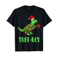thumbnail image 1 of Dinosaur Christmas Shirt - Tree Rex Shirt - Dinosaur Pun T, 1 of 5