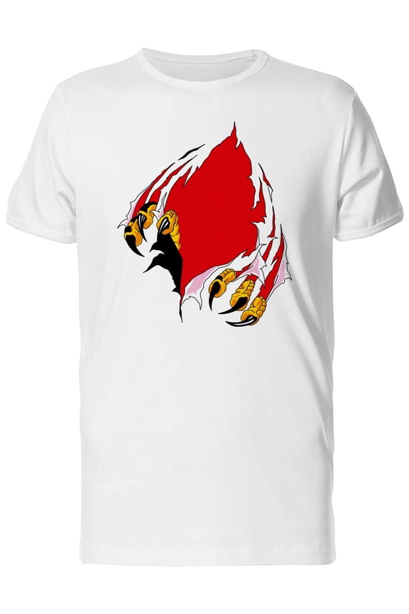 Dinosaur Claws Scratching Tee Men's -Image by Shutterstock