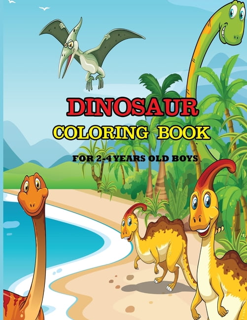 My Cool Dinosaur Coloring Book: FUN and COOL Dinosaur Coloring Book for  Children, Boys, Girls, Kids Ages 4-8 ( 4-6, 6-8 Year old Perfect Gift )  (Paperback)