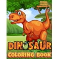 thumbnail image 1 of Dinosaur Coloring Book: Best Gift For Boys & Girls 50 Pages Coloring Different Dinosaur For Kids Ages 4-8 Size 8.5 X 11 , (Paperback), 1 of 1