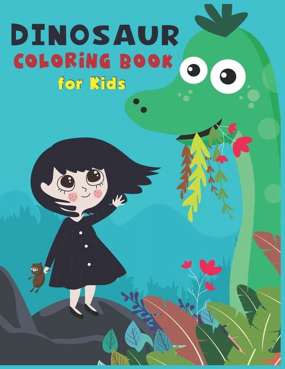 Dinosaur Adventure Magic Coloring Book for Kids Ages 4-8 with