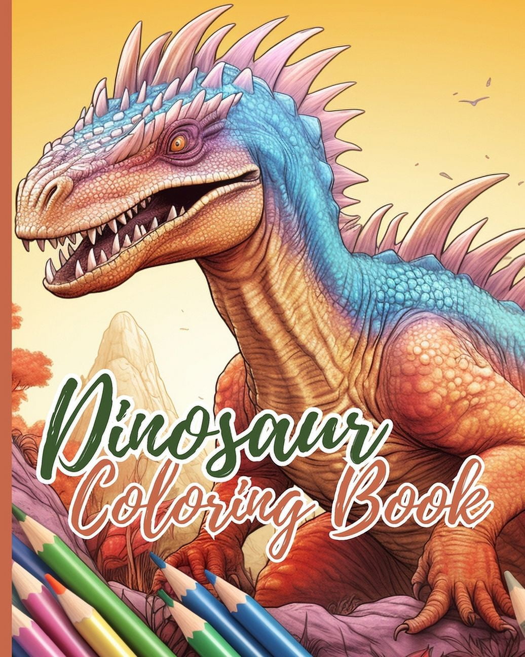 Dinosaur Coloring Book For Kids: Dinosaurs Stomp Roar, Realistic ...