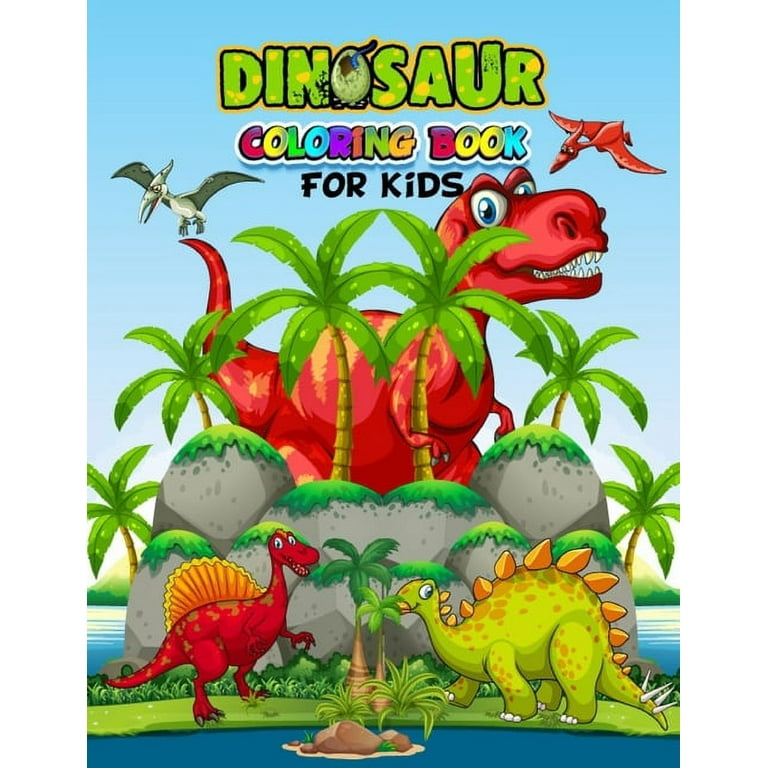 Dinosaur coloring book for kids: Perfect Dinosaurs coloring books