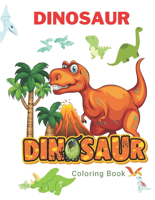 Dinosaur Coloring Book : Great Gift for Boys & Girls, Ages 3+ (Paperback)