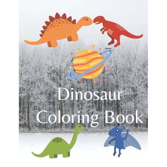 Dinosaur Coloring Book: Great Gift for Boys & Girls (Paperback)