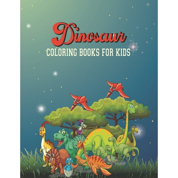 Dinosaur Coloring Book for Kids: Easy Dinosaure Coloring Book 50 Unique ...