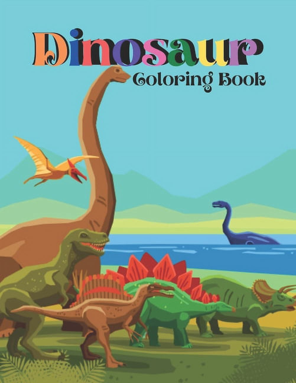 Dinosaur Color By Numbers: Coloring Book for Kids Ages 4-8 [40 pages]