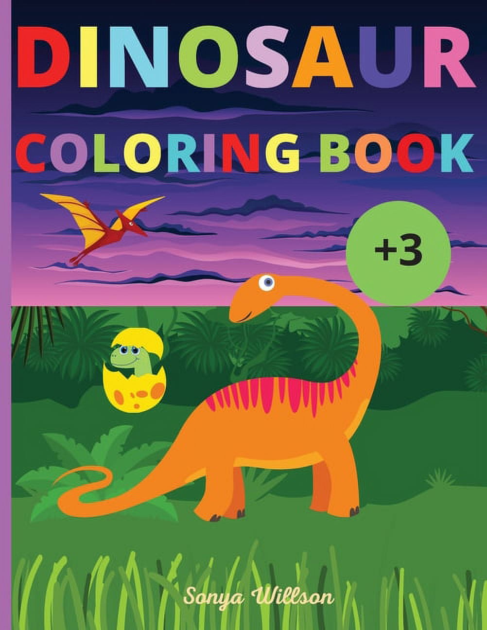 Dinosaur Coloring Book: My First Book of Coloring, (Paperback ...
