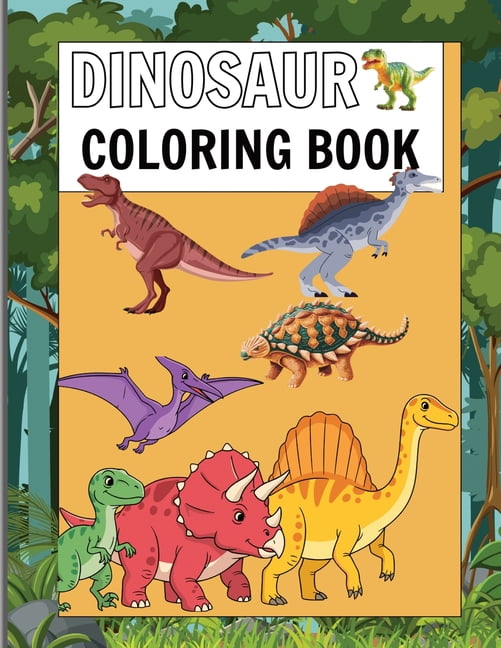 Dinosaur Coloring Book, (Paperback)