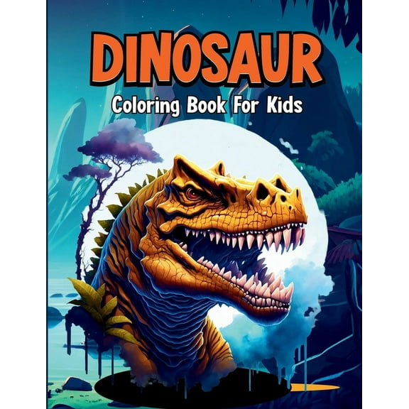 Dinosaur Coloring Book for Kids. Learn the Names of All the Dinosaurs and Have Coloring Fun. (Paperback)
