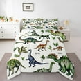 thumbnail image 1 of Dinosaur Comforter Set King Dinosaur King Bedding Sets, Cute Dinosaur Print Bedding Comforter Sets Cartoon Animal Dino Down Comforter Dinosaurs Print Duvet Set, 1 of 7