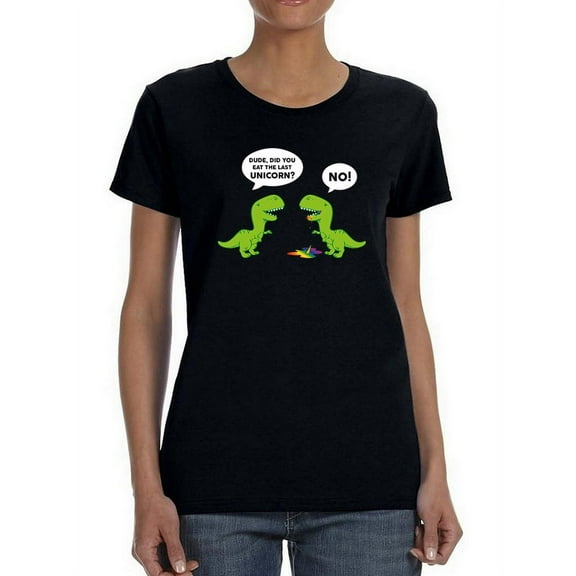 Dinosaur Comic Women T-Shirt, Female 3X-Large