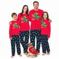 thumbnail image 1 of Dinosaur Cookie Matching Christmas Pajamas For Family And Dog, Festive Pajamas, Size NB - Men 6XL, 1 of 7