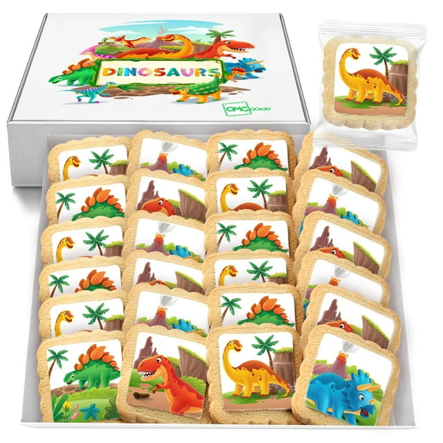 Dinosaur Cookies Individually Wrapped Dino Jurrasic themed Theme Party