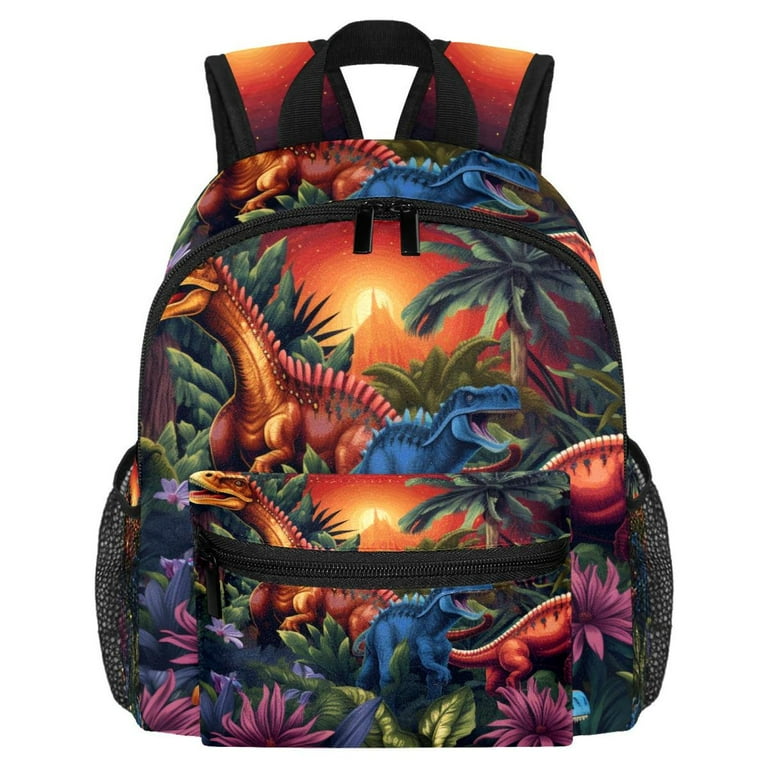 Dinosaur Cool Backpacks for Girls with Adjustable Shoulder Strap Large Capacity Printed Design Lightweight Travel Shoulder Backpack Women Work Bag Walmart