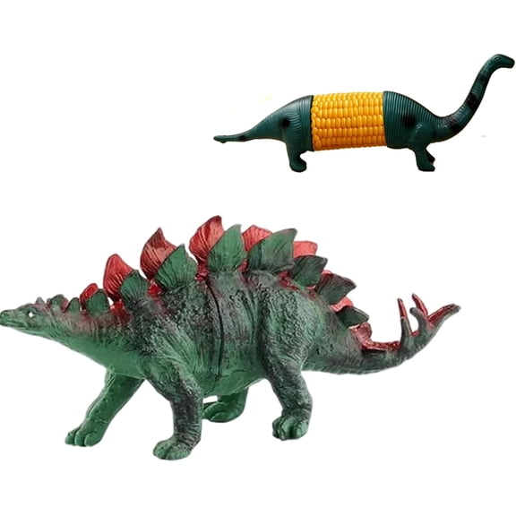 Dinosaur Corn Cob Holders, Plastic, Reusable, 2-Prong