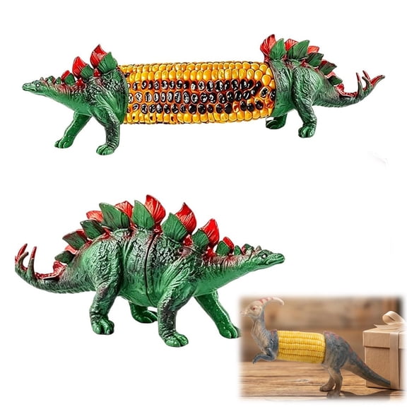 Dinosaur Corn Cob Holders, Stainless Steel Corn on the Cob Picks for BBQ Party Dining