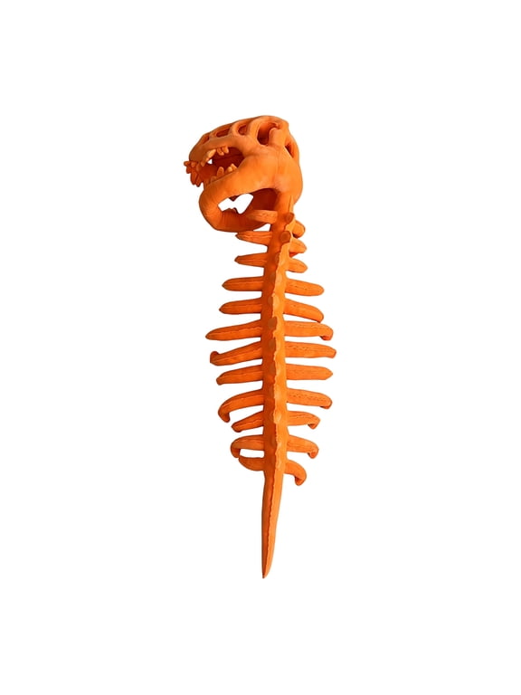Dinosaur Costume, Dinosaur Costume Adult Plush Dinosaur Skeleton Costume Accessory, 3D Skull & Spine Wearable Dino Prop For Adult Halloween Role Play