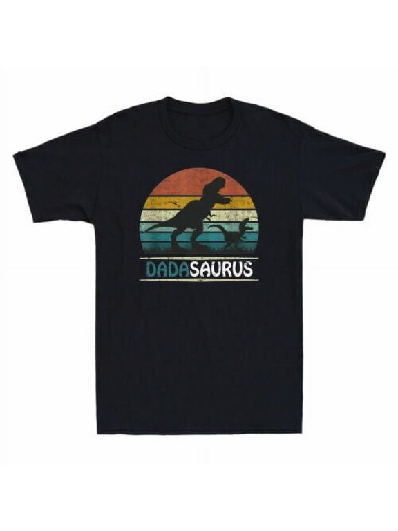 Dinosaur Daddy Saurus Family Matching Daddysaurus Father's Day Men's T-Shirt