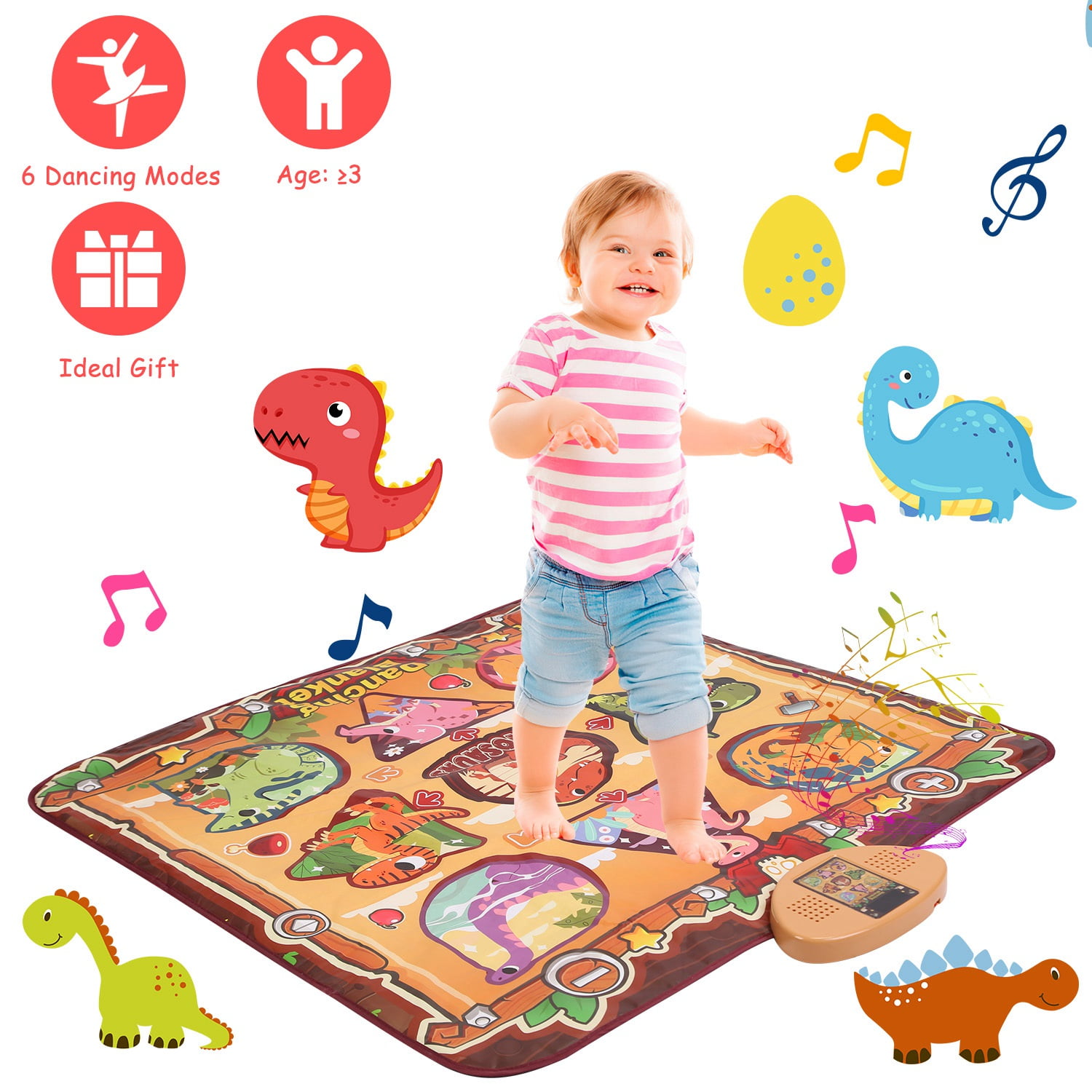 Electronic Dance Mat For Kids & Adults – 64GB Memory, 75 Music Videos, 650 Songs, 899 Games, Fitness Modes For TV