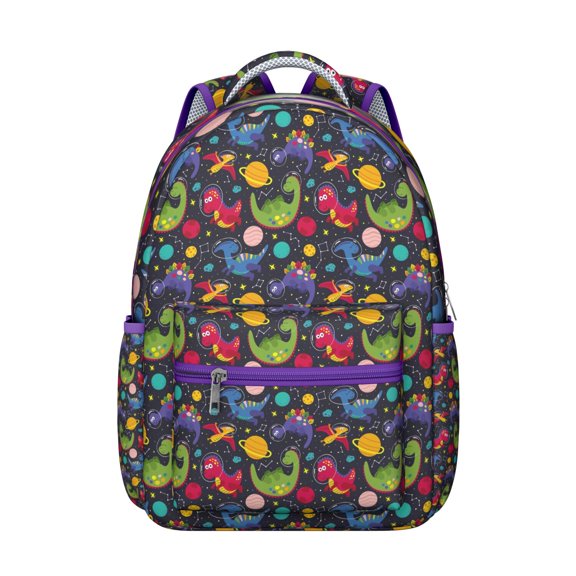 "Dinosaur Design Backpack for School & Travel - Large Capacity Waterproof Laptop Backpack for College Students & Adults, Durable Bookbag with Multiple Pockets for High School & University Daily Use"