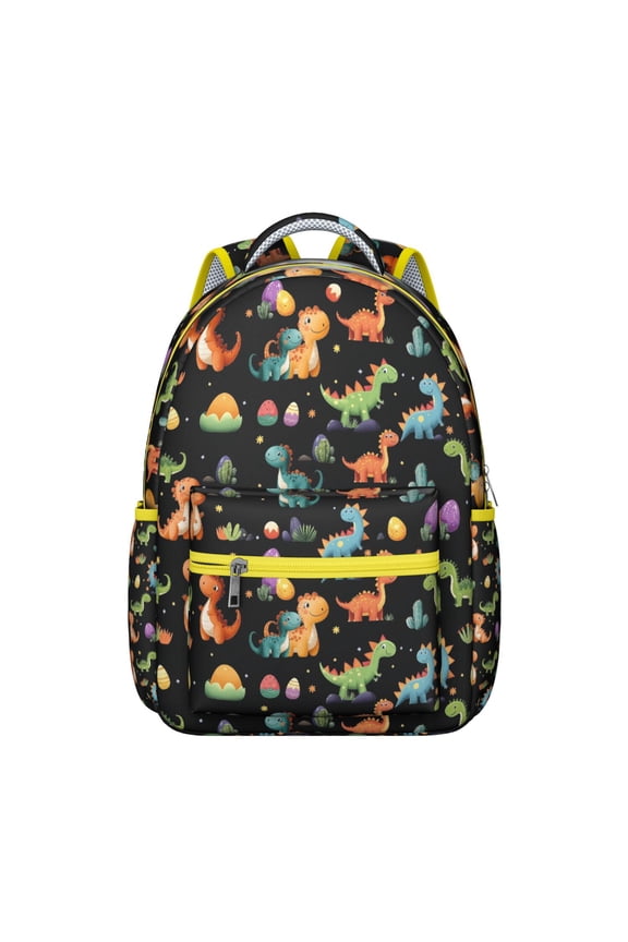 "Dinosaur Design Work Backpack - Roomy School Backpack for College & Office, Waterproof Laptop Backpack with Multiple Compartments, Comfortable Fit"