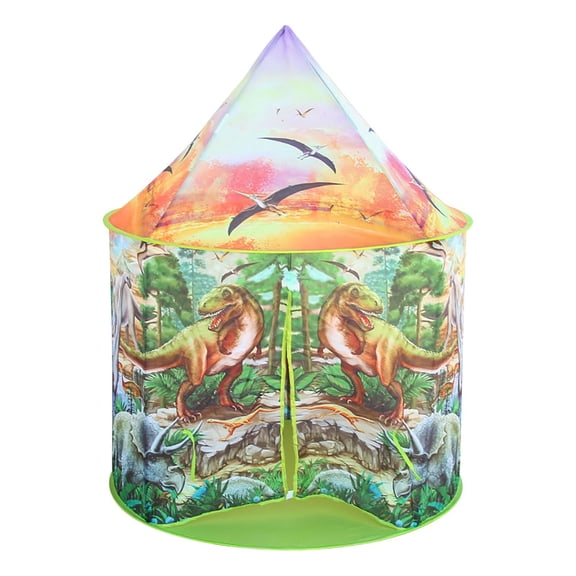 Dinosaur Diy Play Tent For Kids Indoor Outdoor Pretend Playhouse For Children 39.2X39.2X49.4 Inch