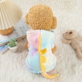 thumbnail image 1 of Dinosaur Dog Clothes for Small Dog Girl Boy, Fleece Winter Puppy Hoodies with Leash Ring, Cold Weather Coat for , Funny Dinosaur Costume for Christmas Hallo a 2XL, 1 of 5