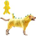 thumbnail image 1 of Dinosaur Dog Halloween Costume Pet Hoodie for Small Medium Dogs Cats Halloween Cosplay Apparel Accessories, 1 of 5