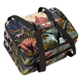 thumbnail image 1 of Dinosaur Double Layered Insulated Lunch Bag with Two Compartments, Large Capacity, Hand Carry, 7.1x11.4x16.1 Inches, Refrigerated - Ideal for Work and School, 1 of 6