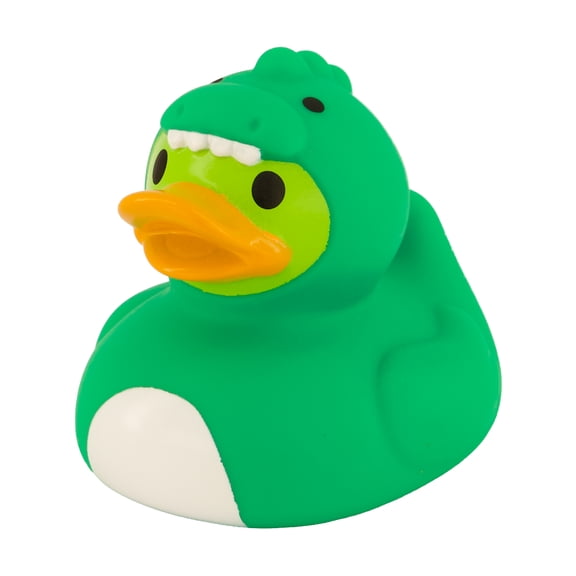Infantino Dinosaur Rubber Duck Bath Toy for Infants 3+ Months