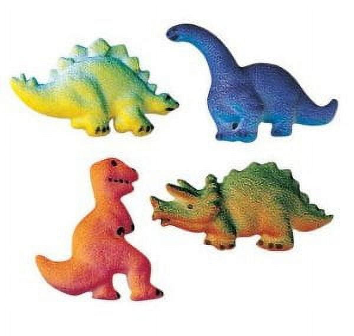 Dinosaur Edible Sugar Cake Toppers, by CakeSupplyShop (16 Count)