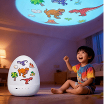 Dinosaur Egg Night Light Projector, Dinosaur Night Lights Projector, 360° Rotation & 21 Effects, Slient Lights for Ceiling, 8 Sleep Sounds, 360° Rotation,Projection Lights for Bedroom