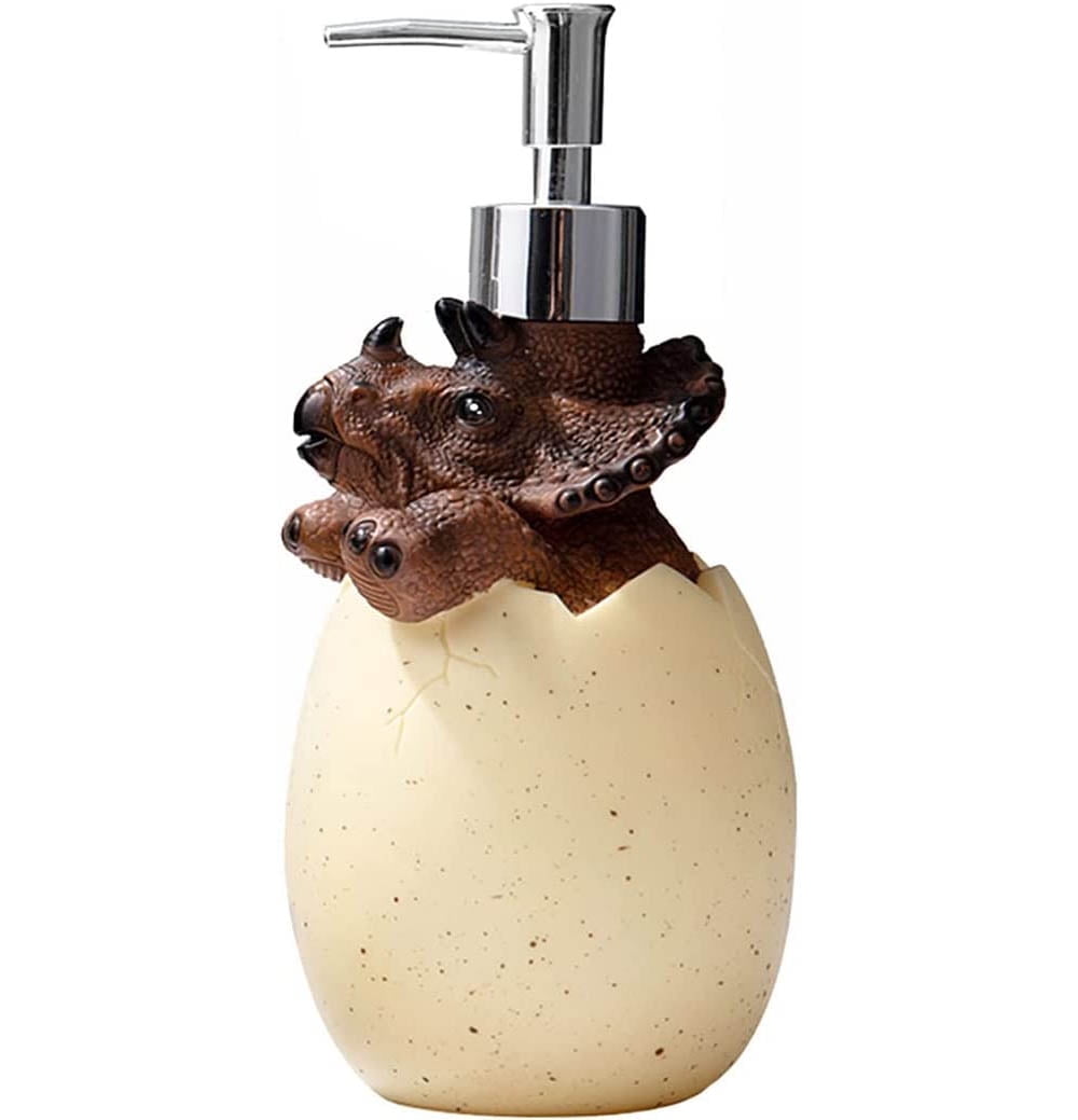 WiMiFar Dinosaur Tyrannosaurus Rex Triceratops Velociraptor Soap Dispenser, 560ml