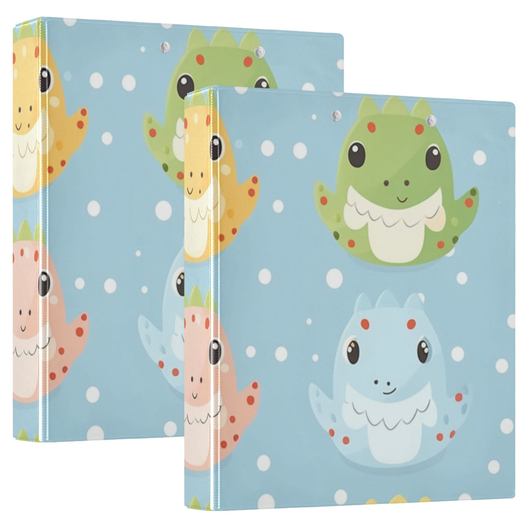 Dinosaur Eggs 3 Ring Binders 1.5 inch Hardcover File Folders with ...