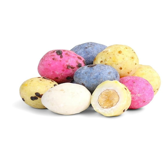 Dinosaur Eggs Chocolatey Covered Almonds by It's Delish, 12 Oz Bag Easter Pastel Speckled Chocolate Almond Candy Snack Mini Robin Eggs Healthy Snacks, Keto, Vegan, Dairy Free, Kosher