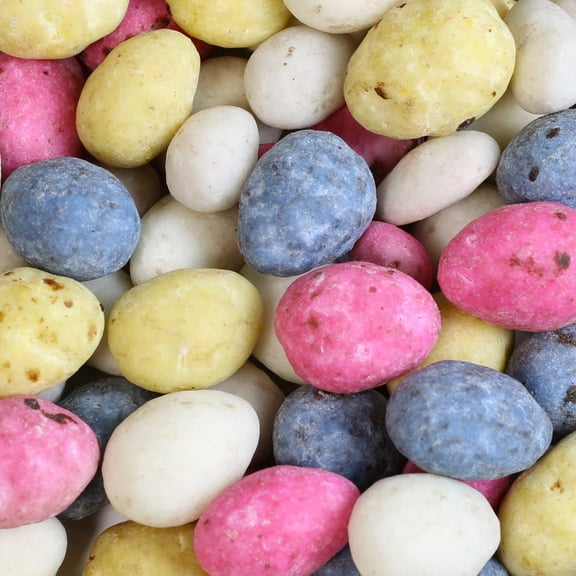 Dinosaur Eggs Chocolatey Covered Almonds by It's Delish, 5 Lbs Bulk Bag Easter Pastel Speckled Chocolate Almond Candy Snack Mini Robin Eggs Healthy Snacks, Keto, Vegan, Dairy Free, Kosher