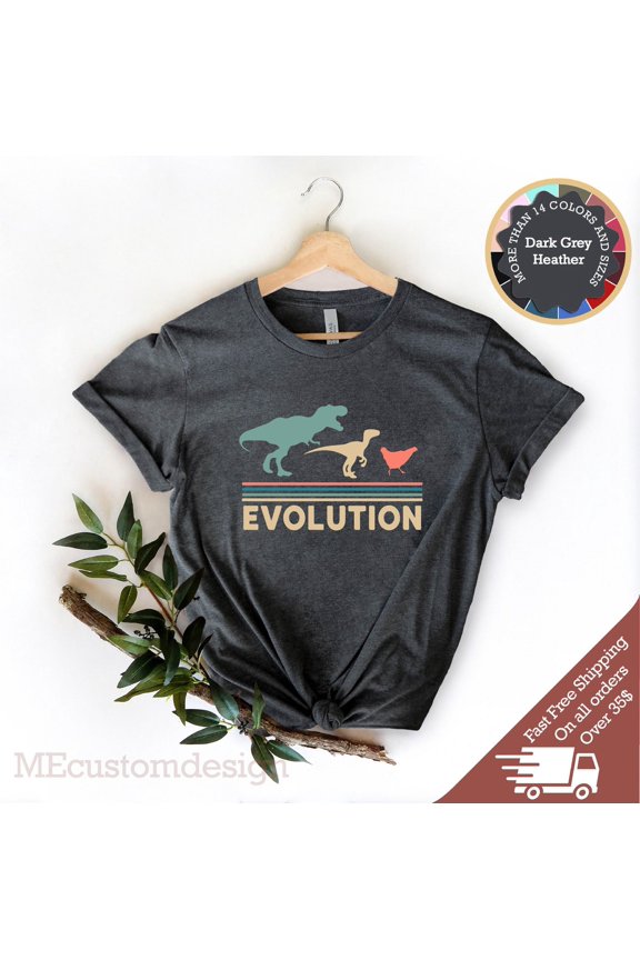 Dinosaur Evolution T-Shirt: Geologist, Dino Family Tee