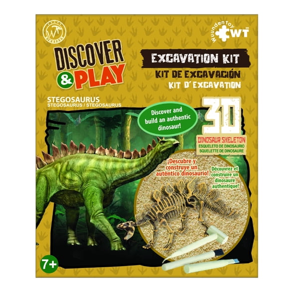 Dinosaur Excavation Kit Fossil "Stegosaurus" by Wuundentoy