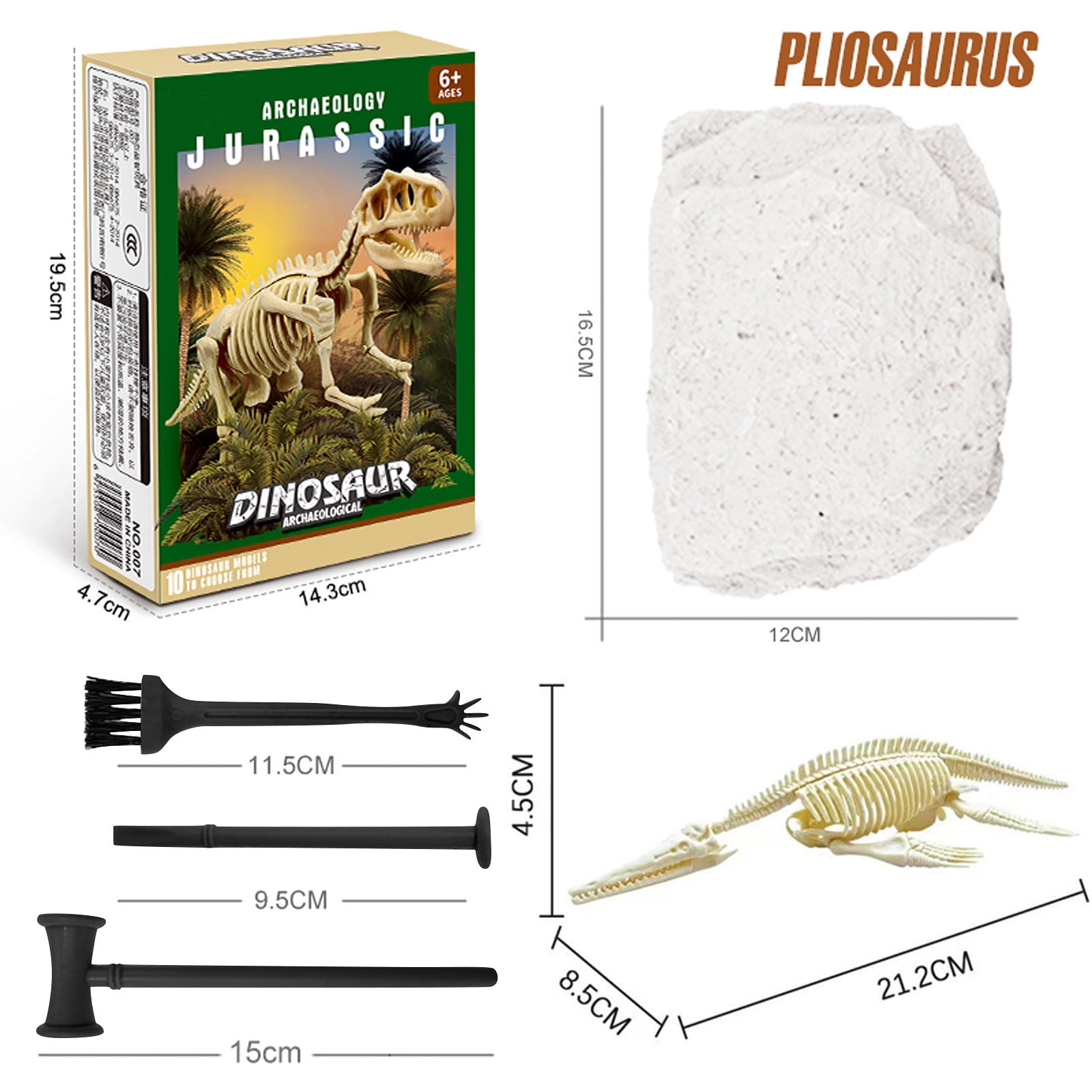 Dinosaur on sale excavation kits