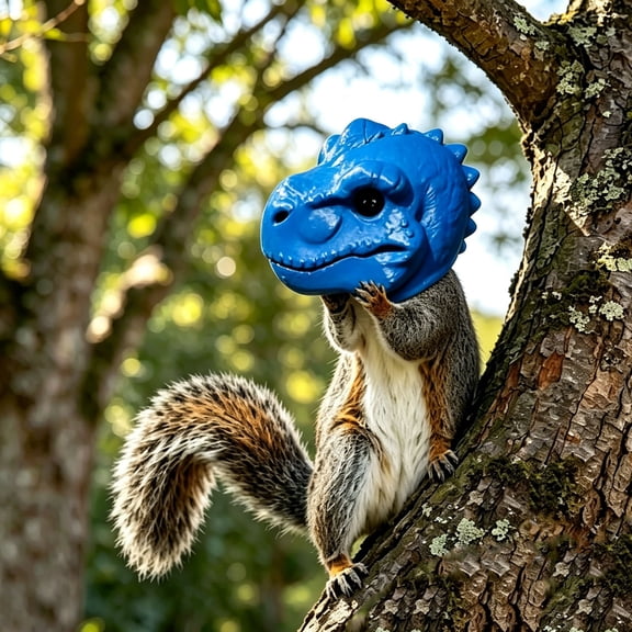 Dinosaur Feeder, Wildlife Bird Feeder, Hanging Resin Squirrel Chipmunk Nut Feeder For Backyard Garden Outdoor Decor, Funny T-Shaped, Waterproof, Sunproof, Durable Plastic