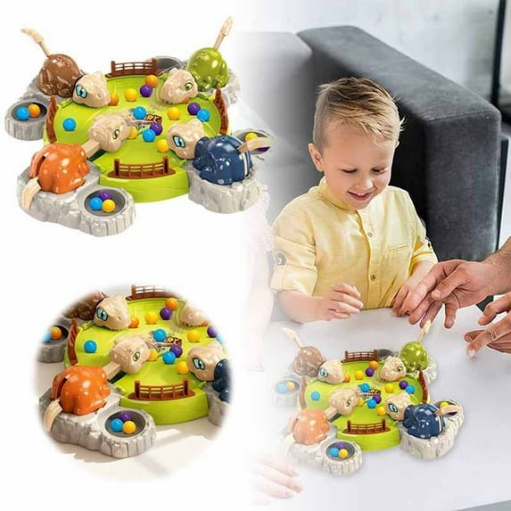 Dinosaur Feeding Frenzy Game - Interactive Strategy Board Game with Components for Family Game Nights & Parties