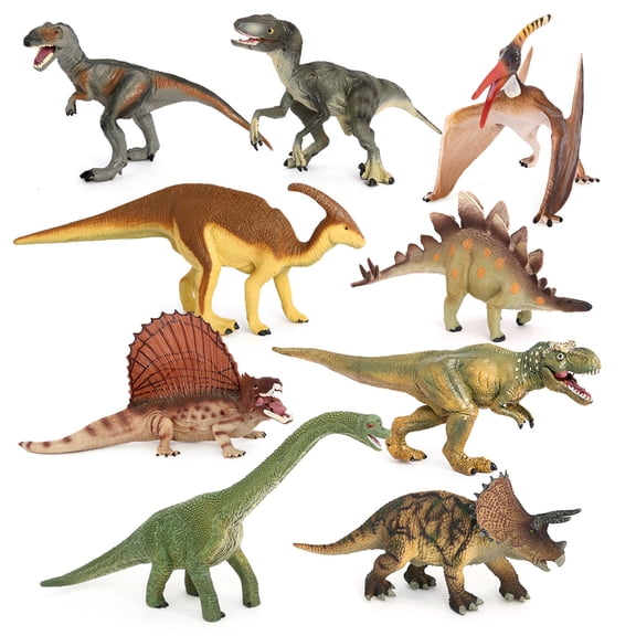 Dinosaur Figures 9PCS Animal Toys Figurines Decoration Christmas New Year Birthday Gift Education