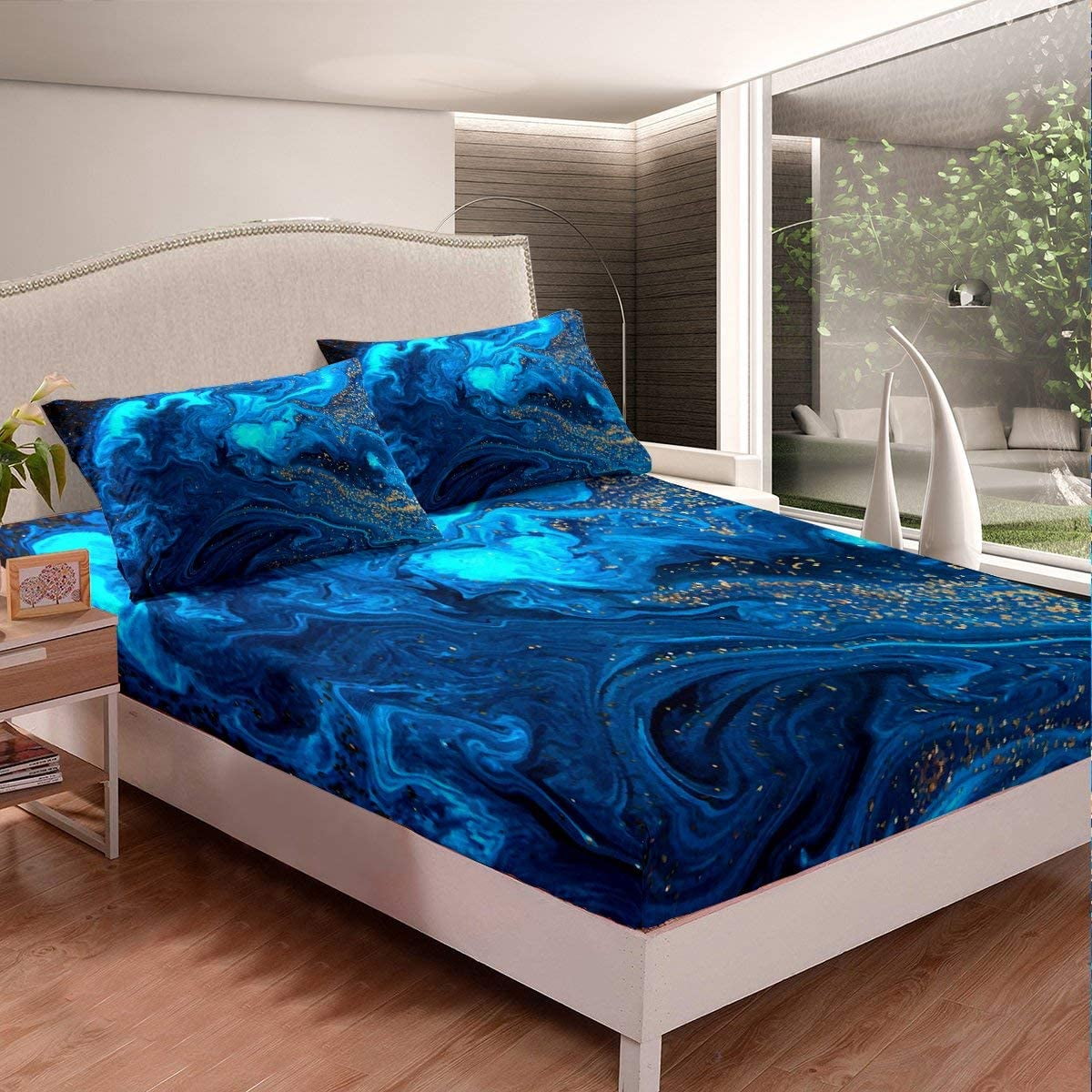 Dinosaur Fitted Sheet Queen Size Kids Bedding Set Cartoon Dinosaur Fitted Sheet for Boys