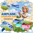thumbnail image 1 of Dinosaur Foam Glider Launcher Toy – 8 Inch Catapult Airplane with Mechanical Launcher – Outdoor Flying Toy (Green), 1 of 6