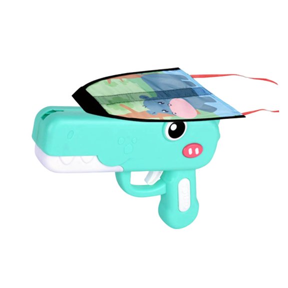 Dinosaur Foam Glider Launcher Toy, Cute Dinosaur Glider Plane Outdoor Flying Catapult Toy Fun Birthday Gifts Easy to Launch Aircraft