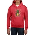 thumbnail image 1 of Dinosaur For Christmas Hoodie Juniors -Smartprints Designs,  x-Large, 1 of 4